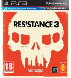 Resistance 3 Move (dodrukowana okładka) - PS3 (Używana)