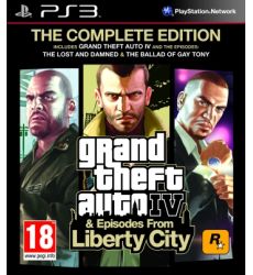 Grand Theft Auto IV: The Complete Edition (dodrukowana okładka) - PS3 (Używana)