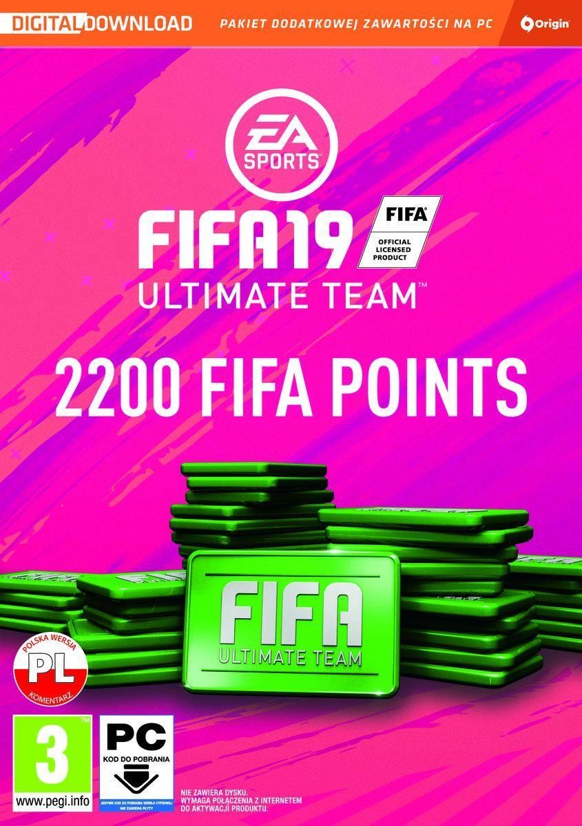 Buy FIFA 19 Ultimate Team 2200 Points PC EA App GLOBAL - Cheap