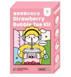 Zestaw do Bubble Tea - Truskawka