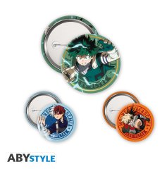 MY HERO ACADEMIA - Przypinki - Midoriya, Bakugo i Todoroki
