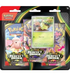 Pokemon TCG: Mega Evolution - Prefect Order 3-Pack Blister Chikorita