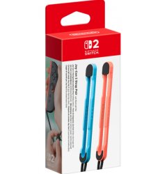 Joy-Con 2 Strap Pair Light Blue/Light Red - Nintendo Switch 2 Pre Order 05.06