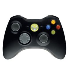 Pad Bezprzewodowy Czarny Oryginalny - Xbox 360 (Używany)