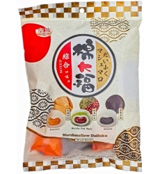 Marshmallow Daifuku Mochi Peanut, Matcha Red Bean, Sesame