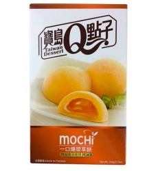 Peach Mochi Cake 