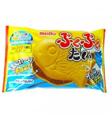 Puku Puku tai air in choco czekoladowa Meito 16,5 g Japoński wafelek